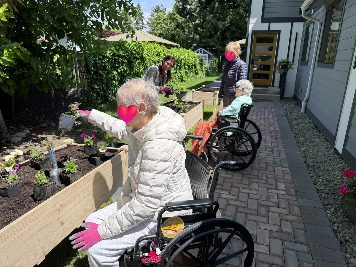 A garden built by community